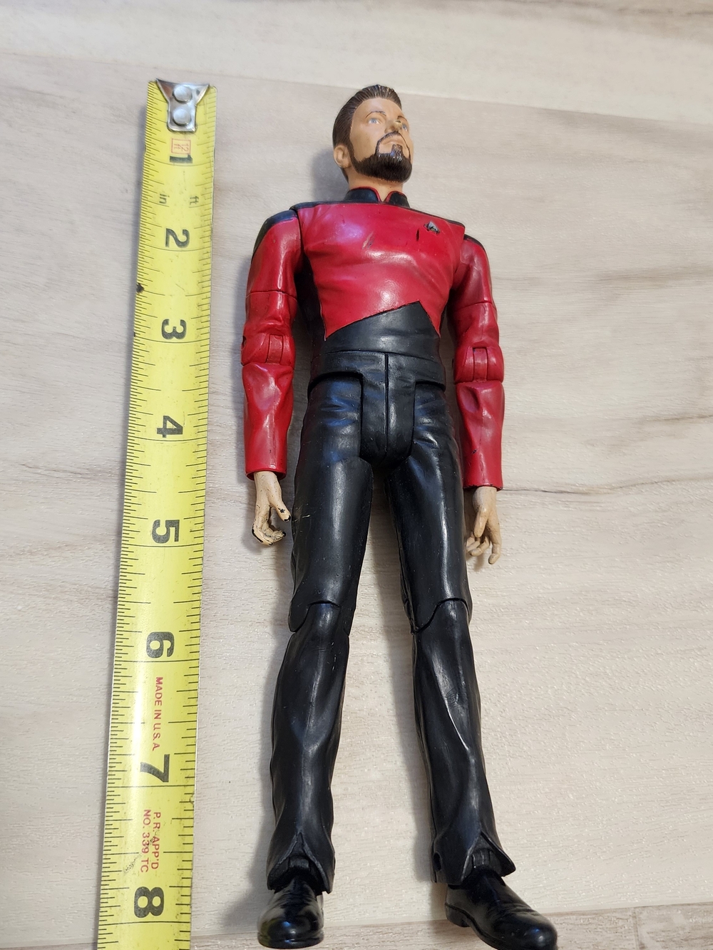 2006 Star Trek The Next Generation Commander William Riker Action Figure